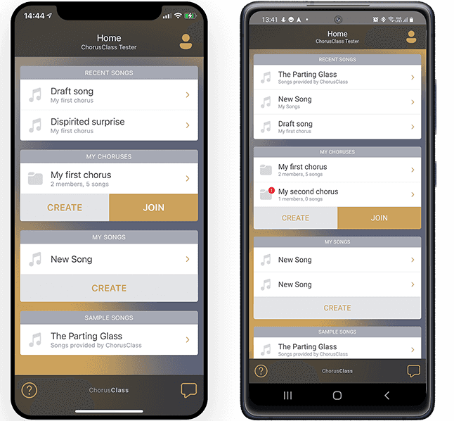 ChorusClass App